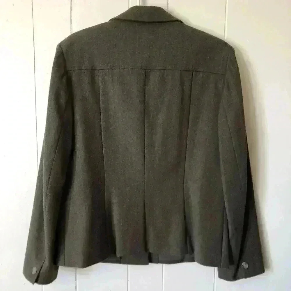 Talbots Women’s Button Down Wool Blazer Size 12 - Picture 8 of 8